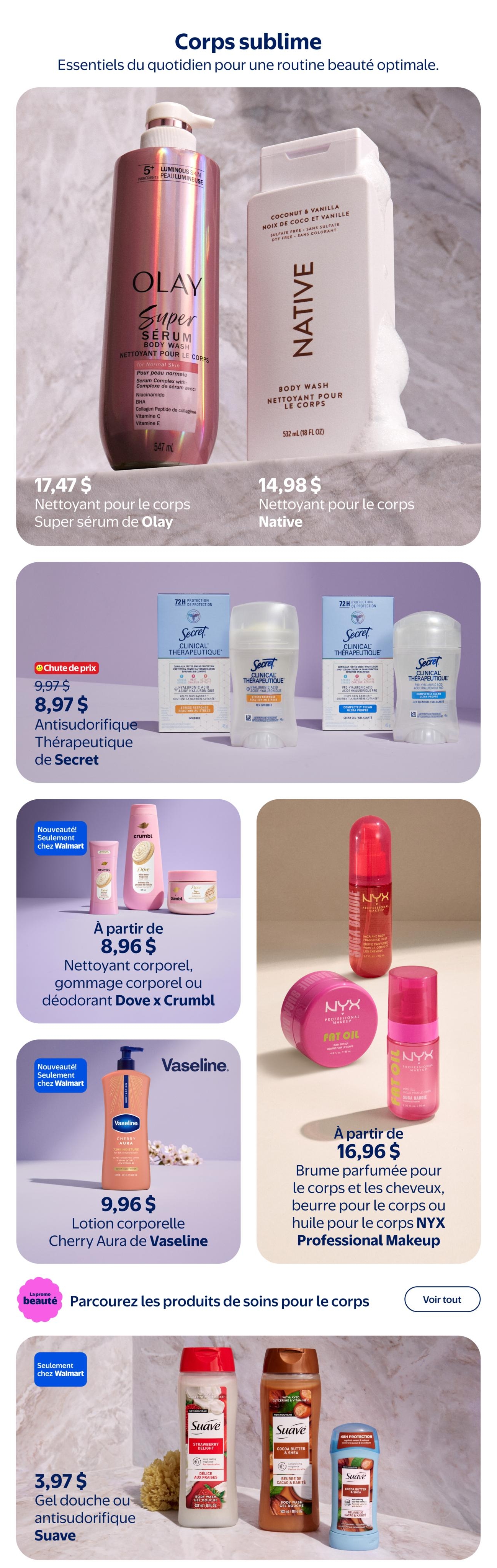 Circulaire Walmart Allure Automnale — page 8, du 10 septembre au 21 octobre 2026