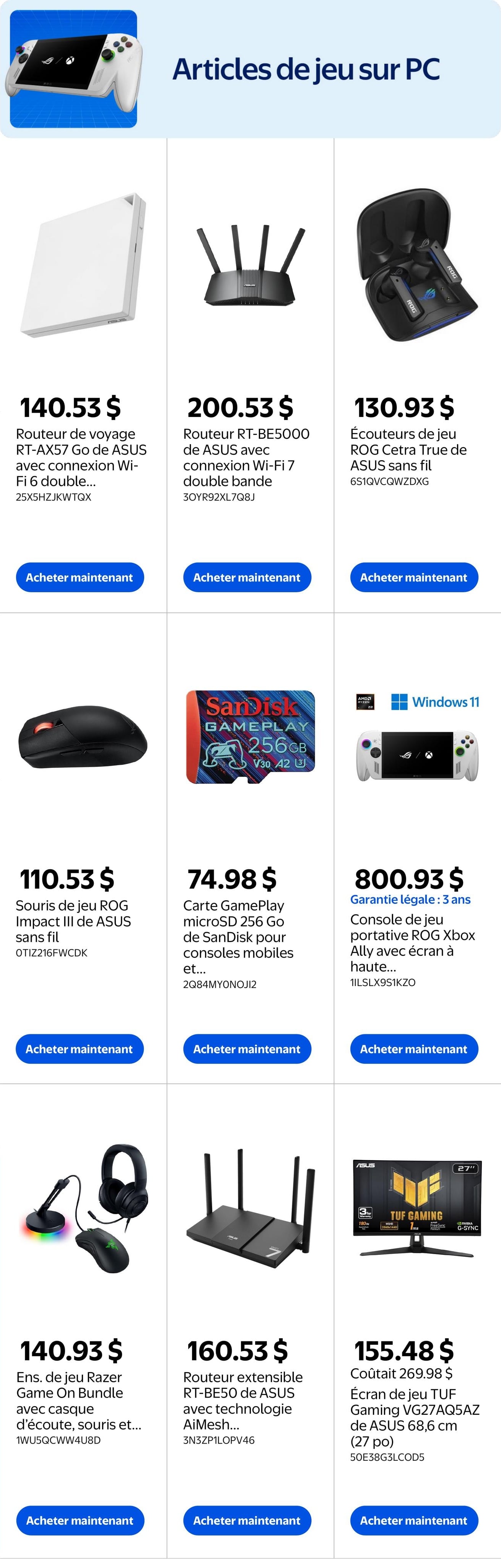 Circulaire Walmart Livret Jeux Video Et Divertissement — page 4, du 1 au 14 octobre 2026
