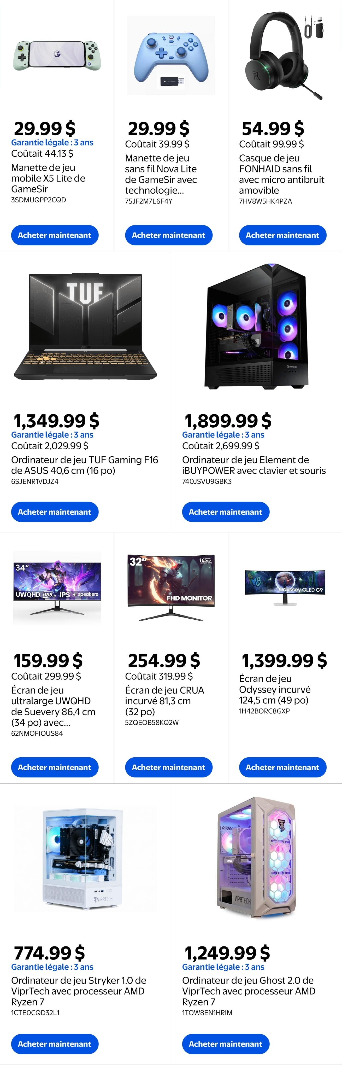 Circulaire Walmart Livret Jeux Video Et Divertissement — page 5, du 1 au 14 octobre 2026