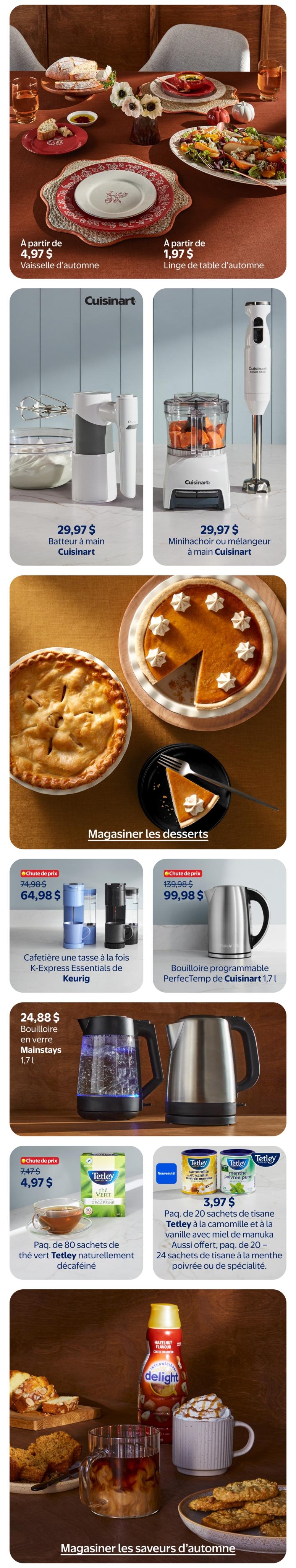 Circulaire Walmart Pret Pour L Automne — page 9, du 10 septembre au 21 octobre 2026