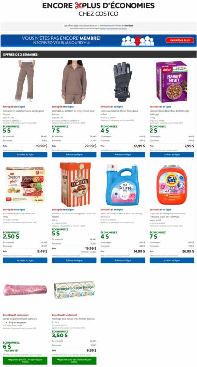 Circulaire Costco en cours — aperçu