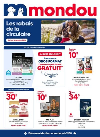 Circulaire Mondou — aperçu