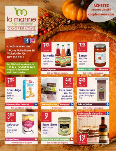 Circulaire Cooperative La Manne — aperçu