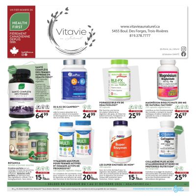 Circulaire Vitavie au Naturel — aperçu
