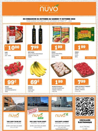 Circulaire Marché Nuvo — aperçu