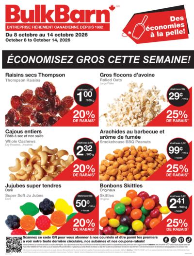 Circulaire Bulk Barn — aperçu