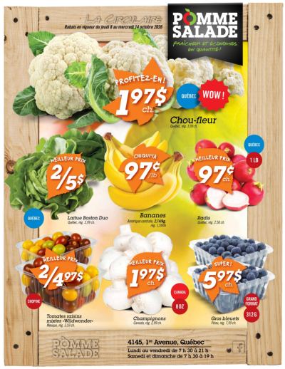 Circulaire Pomme Salade — aperçu