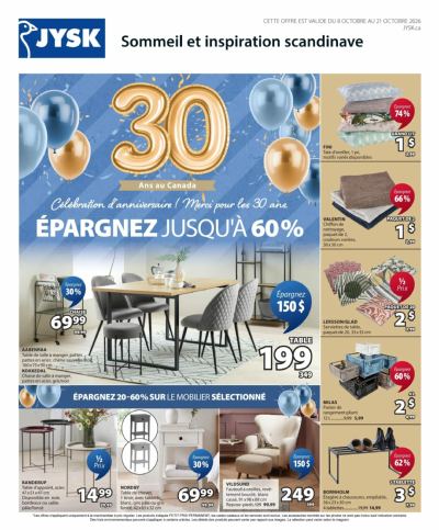 Circulaire JYSK — aperçu