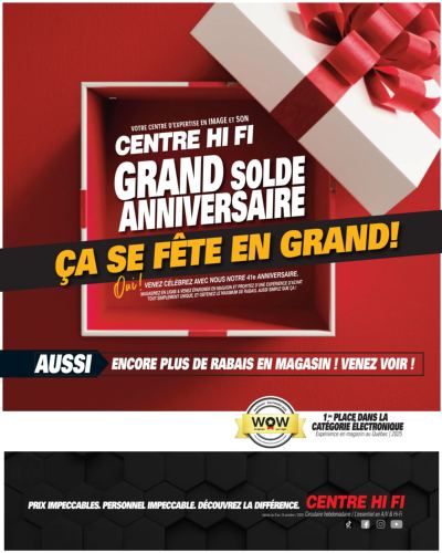 Circulaire Centre HI-FI — aperçu
