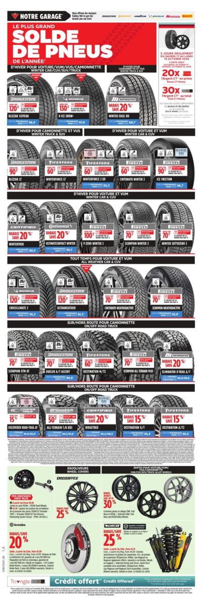 Circulaire Canadian Tire — aperçu