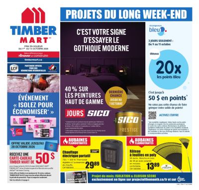 Circulaire Timber Mart — aperçu