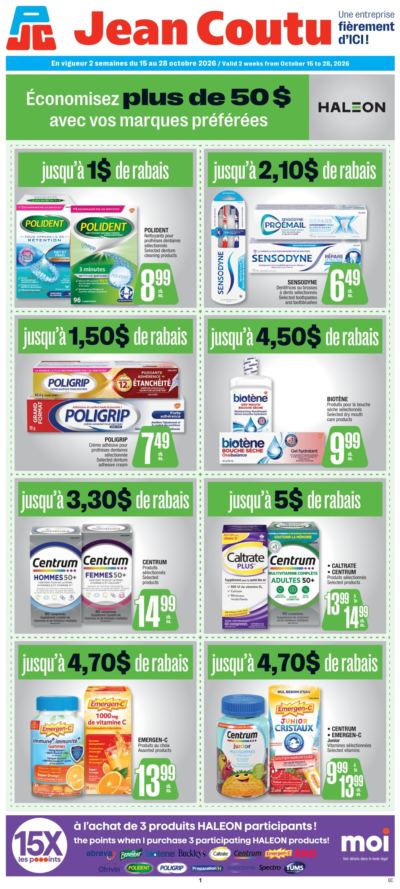 Circulaire Jean Coutu Plus D Economies en cours — aperçu