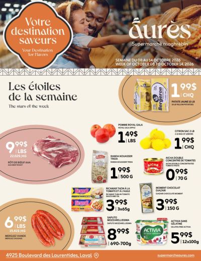 Circulaire Aurès — Supermarché maghrébin — aperçu